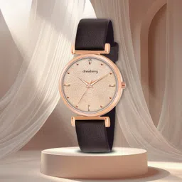 dressberry Modern Classic Rose Gold Watch with Luxe Rose-Gold Finish Analog Watch - For Women DB-LR011-RG-RG image 4
