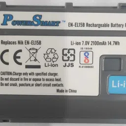 power smart EN-EL15B 7.0V 2100mAh Rechargeable Lithium-Ion for for D850, D7200, D7500, D500, D7100, D810A, D750, D810, D800E, D7000, D800, Z7 and Z6 Cameras Battery-picture-24