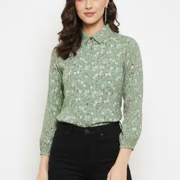 pecker Women Regular Fit Printed Casual Shirt-picture-11