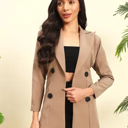 woowzerz Marina Solid Coat For Women image 1