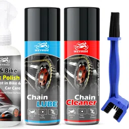 weyride Bike Chain Cleaner Spray & Lubcricant with Car Wax Polish For Bike W_h4 Chain Bursh Corrosion protection Prevent Chain (bike Polish 250ml) Chain Oil-picture-22