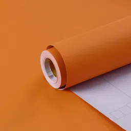 wallmate Vinyl Decorative Orange Wallpaper-picture-26