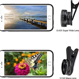 DRUMSTONE 2-in-1 Camera Lens Kit|0.45X Wide Angle Lens + 15X Macro Lens Mobile Phone Lens image 5