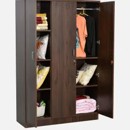 royaloak Mystique 3 Door Wardrobe in Brown Colour image 5
