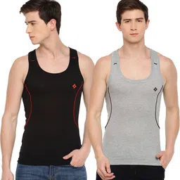dollar bigboss Pack of 2 Cotton Racerback Styled Gym Men Vest-picture-37