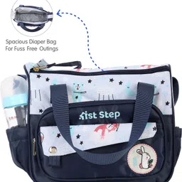 1st step Smart, Multi-Functional Waterproof Handbag with Shoulder Strap for Mother Travel Diaper Bag image 3