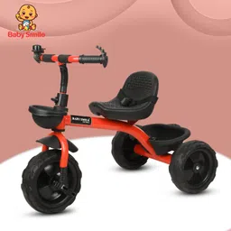 baby smile Tricycles and Cycles for Kids Cycle for Bab tricycle for kids. BS-BST-01-RED Tricycle image 1
