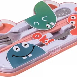 adore Advanced Pokey Cutlery Kit with Storage Case Stainless Steel, Polypropylene Cutlery Set image 4