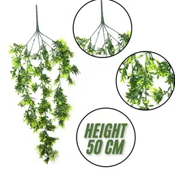 akp Artificial Mehandi Leaves Garlands Hanging Vine Plants for Home & wall decor Wild Artificial Plant image 2