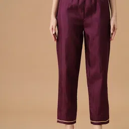 vredevogel Women Silk Blend Kurta Pant Dupatta Set image 5