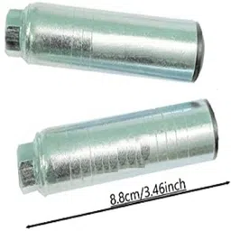 onbicle Bicycle Bell with Foot Rest Aluminum, Safety Horn, Silver Leg Pegs (Combo) Bell image 2