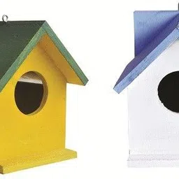 ganga enterprise Combo Bird House Nest for Sparrow Pack of 2 Bird House-picture-47