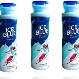Ice Blue deo Combo Deodorant Spray - For Men (600 ml, Pack of 3) Body Spray - For Men-image-37