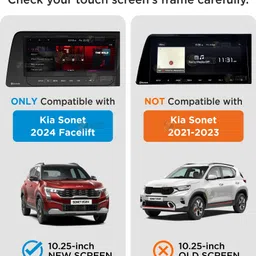 spartan shield Screen Guard for NEW KIA SONET 2024 FACELIFT 10.25 INCH INFOTAINMENT | HTX + GTX PLUS X LINE TOUCHSCREEN Display Protector | Car Music System Accessory [Not Tempered Glass] (10.25 INCH) image 5