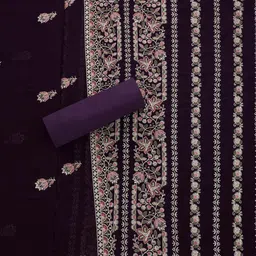 soch Unstitched Georgette Salwar Suit Material Embroidered image 4