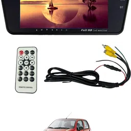 maties 7Inch Rearview Monitor Mirror with BT,Touch Button 150 Black LCD-picture-19