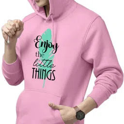 woostro Men Full Sleeve Printed Hooded Sweatshirt image 3