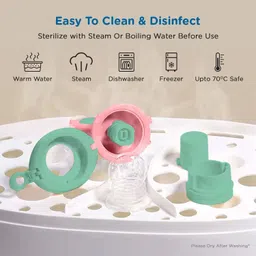 meemee Baby Pacifier Fruit & Food Nibbler With Extra Mesh, BPA Free Pacifier Soother, Feeder image 5