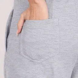 clothink india Women Solid Grey Track Pants image 4