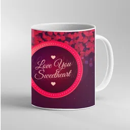 aarink Printed "Love U Sweet Heart" Gifts for Hubby, Wife, Boyfriend, Girlfriend - Ceramic Coffee Mug-picture-32