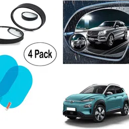 abs auto trend 4 Pcs. Pack Blind Spot Mirror And Anti Fog & Rainproof Film Combo-picture-31
