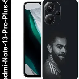 Back Cover for REDMI Note 13 Pro+ 5G, MZB0GK7IN Virat Kohli and Chiku back cover-image-7