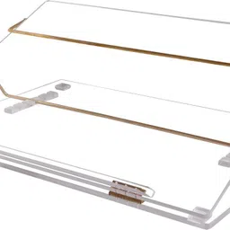 rasper Acrylic Writing Desk Acrylic Table Top Elevator (Standard Size 21x15 Inches) Acrylic Portable Laptop Table-picture-22
