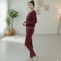 belvik Solid Women Track Suit image 4