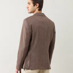 arrow Men Self Design Single Breasted Formal Blazer image 2