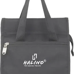 halino Jhola Bag Lunch Bag - Compact, Easy Wash, Smooth Zippers & Premium Fabric Waterproof Lunch Bag image 2