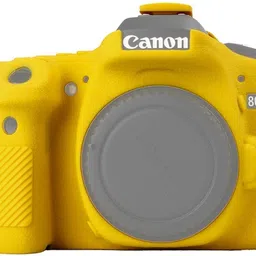 Camaura Silicone Cover Protective Camera Case Cover for 80d-YELLOW Camera Bag-image-31