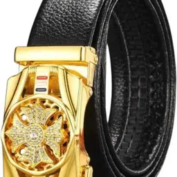 kariox Boys Formal Black Texas Leatherite Belt-picture-24