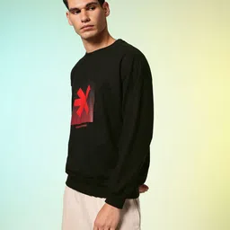 hrx by hrithik roshan Men Full Sleeve Printed Sweatshirt image 3