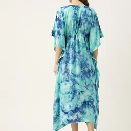 maaesa Printed Crepe Women Kaftan image 2