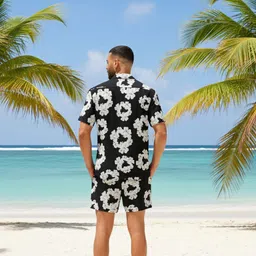 glori star Men Night Suit Set Multicolor Printed-picture-17