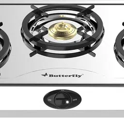 butterfly Stainless Steel Manual Gas Stove image 1