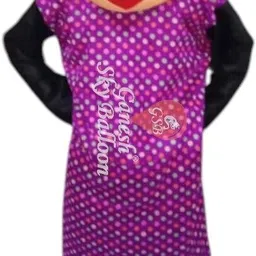 GANESH SKY BALLOON Minni With Velvet Fabric Costume With 6 Feet Size Elders Halloween Costume-picture-33