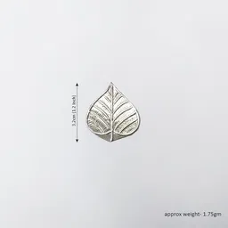 astro ASTRO-D 999 Pure Silver Paan Ka Patta for Home Decore, Pooja & Gift Purpose Decorative Showpiece - 10 cm image 4