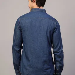 keshav srushti Men Regular Fit Solid Spread Collar Casual Shirt image 2