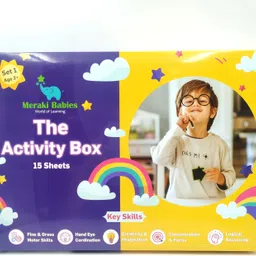 Kids Activity Box - 15 Sheets - Age 2+ - Learning & Educational Toy - Toddler Boy and Girl-image-32