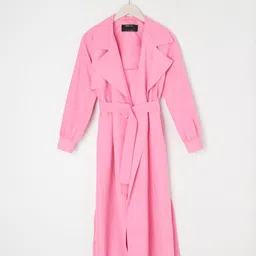 sinsay 87%POLYESTER, 13%POLYAMIDE Solid Coat For Women-picture-18