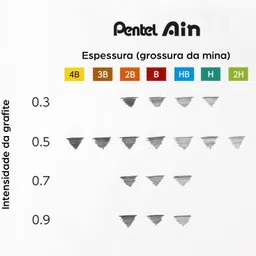 pentel ain Leads Refill for Mechanical Pencil | 0.5mm | 4B | 40pcs Pencil image 4