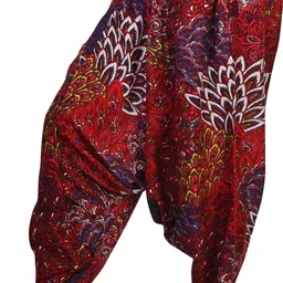 narnari Printed Rayon Women Harem Pants image 3