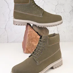 roadster Comfortable Outdoor Synthetic Leather Boots For Men-picture-10