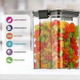 saraza Plastic Grocery Container - 1100 ml image 3