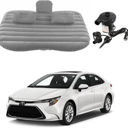 oshotto Car Travel Inflatable Bed Mattress with Two Air Pillows For Corolla (Grey) Car Inflatable Bed-picture-31