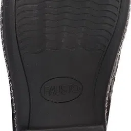 fausto Back Open Knit Design Casual Fashion Party Wedding Evening Cut Shoe Slip On Ethnic Mule For Men image 5