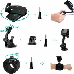 Hiffin ® Branded 61 in 1 for Go Pro Accessories Kit for Hero Strap image 2
