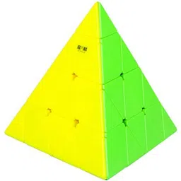 cuberkart QiYi Master Pyraminx 4x4 Stickerless Pyramid Speed Cube Puzzle for Kids & Adults image 5