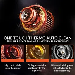 ivas Breezia 90 CM Auto Clean Filterless Touch Control Wall Mounted Black 1200 CMH Chimney image 4